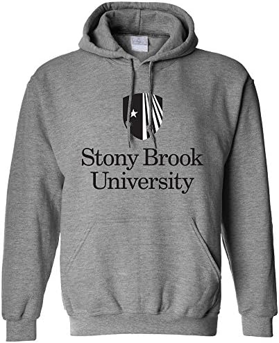 NCAA Stony Brook Seawolves Long Sleeve Hoodie, Medium, Athletic Heather
