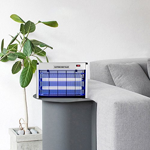 Bug Zapper, Mosquito Killer with Timer & Remote Control Function - Powerful 2800V 20W Bulbs - Covers 6,000 Sq. Ft. - Electronic Indoor Flies Pests Insect Killer For Home, Restaurant, Hotel Use