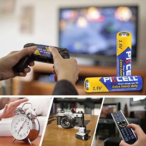 PKCELL AAA Batteries 24 Pack, R03P UM4 AAA Battery 1.5V Single Use