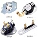 3387134 High-Limit Thermostat 3392519 Dryer Thermal Fuse 3977393 Thermal Cut-off Switch 3977767 Cycling Thermostat by Sumnew Tech Compatible with Whirlpool & Kenmore Clothes Dryers primary