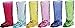 Circleware Kickback Assorted Colors Cowboy Boot Shot Glasses, Set of 6, 1.5 oz.