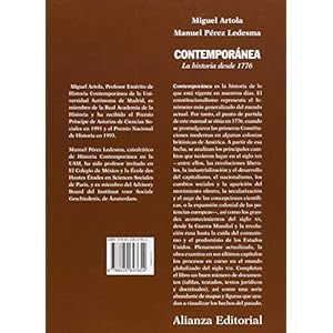 Contemporanea / Contemporary: La Historia Desde 1776 (El Libro Universitario) (Spanish Edition)