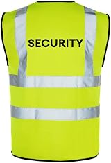 The World Of Wall Art Personalised Reflective Hi-Vis Safety Vest Small view 5