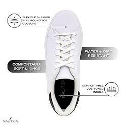 Nautica Men's Sneakers Lace-Up Casual Fashion