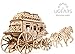 UGEARS Stagecoach 3D Mechanical Model - Wooden Brainteaser and Puzzle for Adults, Teens