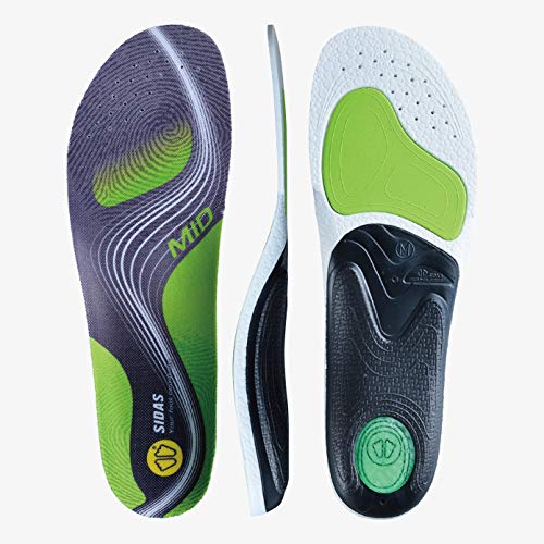 【SIDAS】シダス 3feet アクティブ MID JP S(23.5cm-24.5cm) 311898202 インソール 中敷き アーチサポート ランニング マラソン 衝撃吸収 推進力