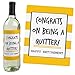 Big Dot of Happiness Retirement Party - Gifts for Women and Men Wine Bottle Label Stickers Set 4