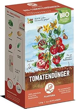 Plantura Bio Tomatendünger mit Langzeit-Wirkung, für eine aromatische & reiche Tomatenernte, biologisch, unbedenklich für Hau