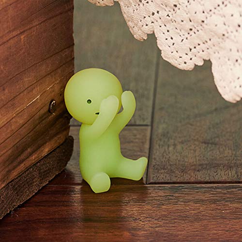 Smiski Glow in The Dark Mini Figure Set: Bed + Living Series, 2 Assorted Blind Box