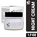 WBM Restoring Night Cream for Face, Anti-Aging Moisturizer with Hydro-Rich Essence. Skin-renewing face cream for a hydrated, youthful look. Size: 1.7 oz.
