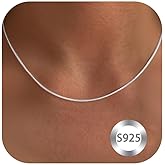 925 Sterling Silver Chain Necklace for Women 16-24 Inch Silver Jewelry Gift