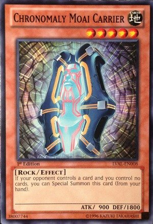 Yu-Gi-Oh! - Chronomaly Moai Carrier (LVAL-EN008) - Legacy of the Valiant - 1st Edition - Common