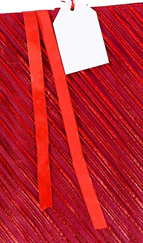 XXXL Jumbo Thick Reusable Festive Gift Bag for Oversized Presents, Festive Red 36 x 44 inches