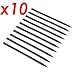 x 10pcs Pieces Precision Repair Set Tools Kit Nylon Plastic Pry Spudger Pick/Probe Compatible with: Apple iPad, iPhone 7 6 6s 4 5 5c 5s Plus Air , Samsung S6 S7 S8 Edge Note LG Tablet Notebook