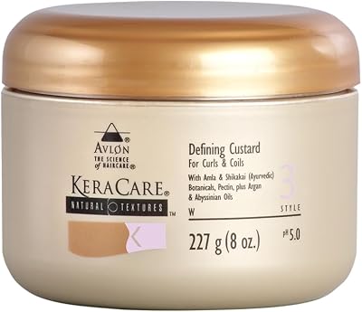 KeraCare Natural Textures Defining Custard for Curls & Coils 8 oz