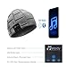 Bluetooth Beanie Hat, BCELIFE Wireless 4.0 Hands-Free Knit Music Cap with HD Stereo Speaker Headphone Mic Rechargeable USB for Winter Fitness Outdoor Sports &Christmas Gifts(Gray)