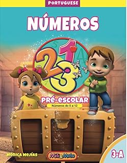 Livro NÚMEROS: DE 0 - 12 (MILI  MOLO_PORTUGUESE Livro 3)