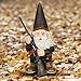 Exhart Garden Gnome, Hunting Harry Garden Statue, Funny Outdoor Garden Decoration, 7 x 13.5 Inch