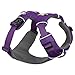 Ruffwear, Front Range Dog Harness, Reflective Soft Padded Everyday Harness with Dual Leash Clips, Adjustable and Lightweight Fit for Training or Walking for All Dogs, Tillandsia Purple, Large/X-Large