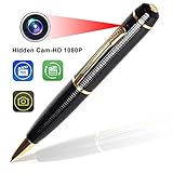 Pen Camera – Bysameyee Wireless Covert Camera Mini PenCam HD 1080P, Portable Meeting Video Pen Recorders DVR