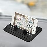 aceyoon For iPhone Holder Car Silicone Pad Dash Mat Width Adjustable Universal Cell Phone Desk Holder Bracket DashBoard Anti-slip for iPhone X / 8 / 7 / 7 Plus / 6 / Samsung / Android Cell Phone