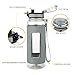 TALONITE Water Bottle with Leak Proof Flip Top Lid - 32 or 22 Oz - Eco Friendly & Non Toxic BPA Free Tritan Plastic Water Bottles with Silicone Sleeve for Gym Yoga Running Hiking Cycling and Camping