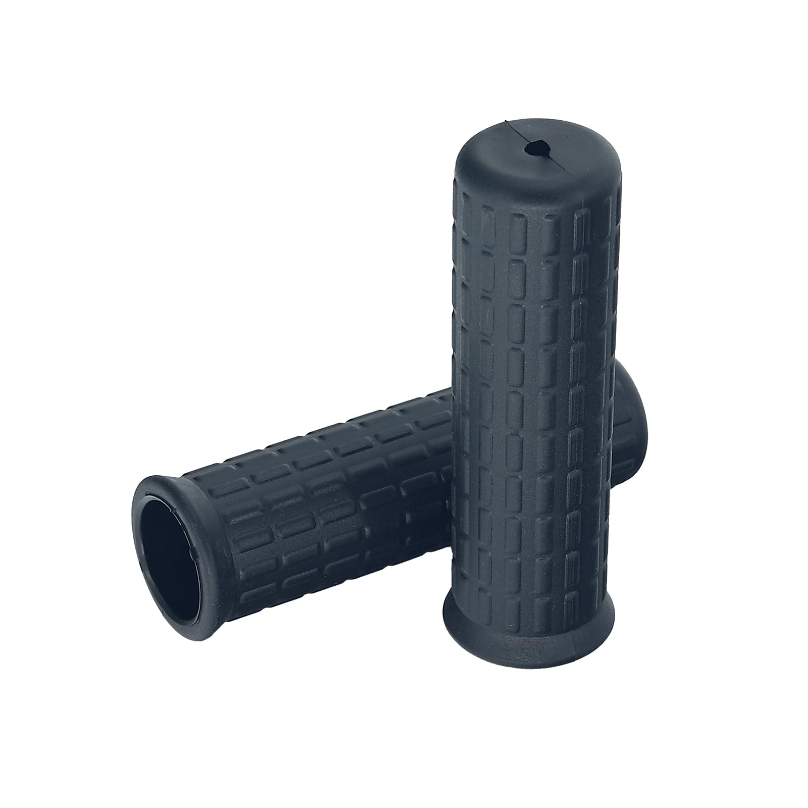 Photo 1 of 2 Pcs Handlebar Grips 3/8"(ID) x 4-1/2"(L), Multi Sizes Optional, Non-Slip, Ergonomic Design with Comfortable Grip, 8 mm(ID) x 114 mm(L)