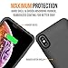 Alpatronix iPhone Xs/X Battery Case, 4200mAh Slim Portable Protective Extended Charger Cover with Wireless Charging Compatible with iPhone X & XS (5.8 inch) BXX+CX101 Black
