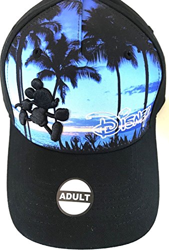 Disney Mickey Mouse Beach Baywatch Sunset Adult Hat Cap