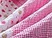 AAWFHRIE JUSTSWAG PDTXCLS Yasirona TOMENGBEIAABBCC Aeiniweraabbcc Best Comforter Set 3 Pieces Bedding Set Pink Dot Striped Floral Bedspread Quilt Sets for Girl Kids Children Cotton