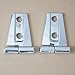 Wotefusi Car New Pair 2 Pieces Chrome Front Head Engine Hood Hinges Covers Molding Trim for Jeep Wrangler Jk 4 Doors 2007-2015 2008 2009 2010 2011 2012 2013 2014