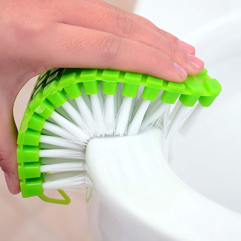Plastic Flexible Cleaning Brush with Soft Bristles for Home, Kitchen