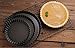Tosnail 2 Pack 11-Inch Nonstick Quiche Pan, Tart Pie Pan with Removable Loose Bottom