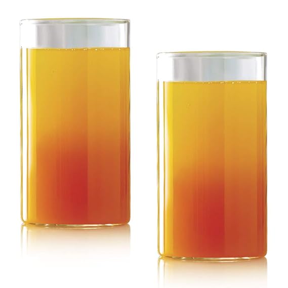 Borosil Vision Glass Set, 350ml, Set of 2, Transparent