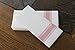 SimuLinen Farmhouse Bistro White & Red Stripe Dinner Napkins Cloth-Like Disposable Napkins Paper - Soft, Absorbent, Durable, Large (19