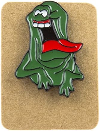 Metal Slimer Ghostbuster Green Ghost Enamel Pin Badge