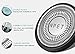 NPET Electric Shaver for Men, USB Rechargeable Electric Razor, IPX7 Waterproof Wet & Dry Rotary Cordless shavers with Pop-up Beard Trimmer - Silver Black