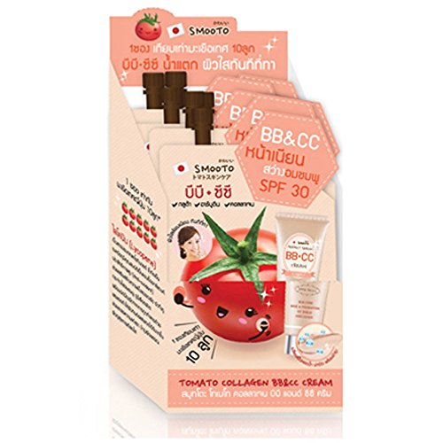 Tomato Collagen BB & CC Face Cream, Facial Treatments cream with SPF 30, (Pack of 6)