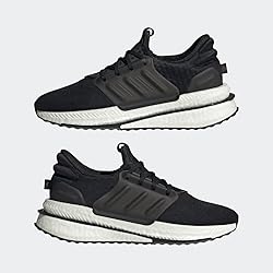 adidas mens X_PLRBOOST Black/Grey/White 9.5