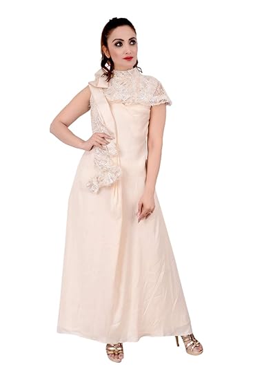 white and pink combination dress