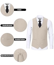 Mens Slim Fit Suits Wedding 3 Piece Suit Set
