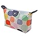 Parateck Zipper Closure Waterproof Makeup Bag Cosmetic Pouch Travel Bag Tote for Women Girls (White)