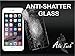 Alia Tech 0.3mm 9H Anti-Blue Light Ballistic Tempered Glass Screen Protector for Apple iPhone 6 / 6S (3 Pack)