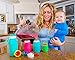 Green 6 oz Squeasy Snacker Spill Proof Silicone Reusable Food Pouch - for Both Soft Foods and Liquids - Water, Apple Sauce, Yogurt, Smoothies, Baby Food - Dishwasher Safe