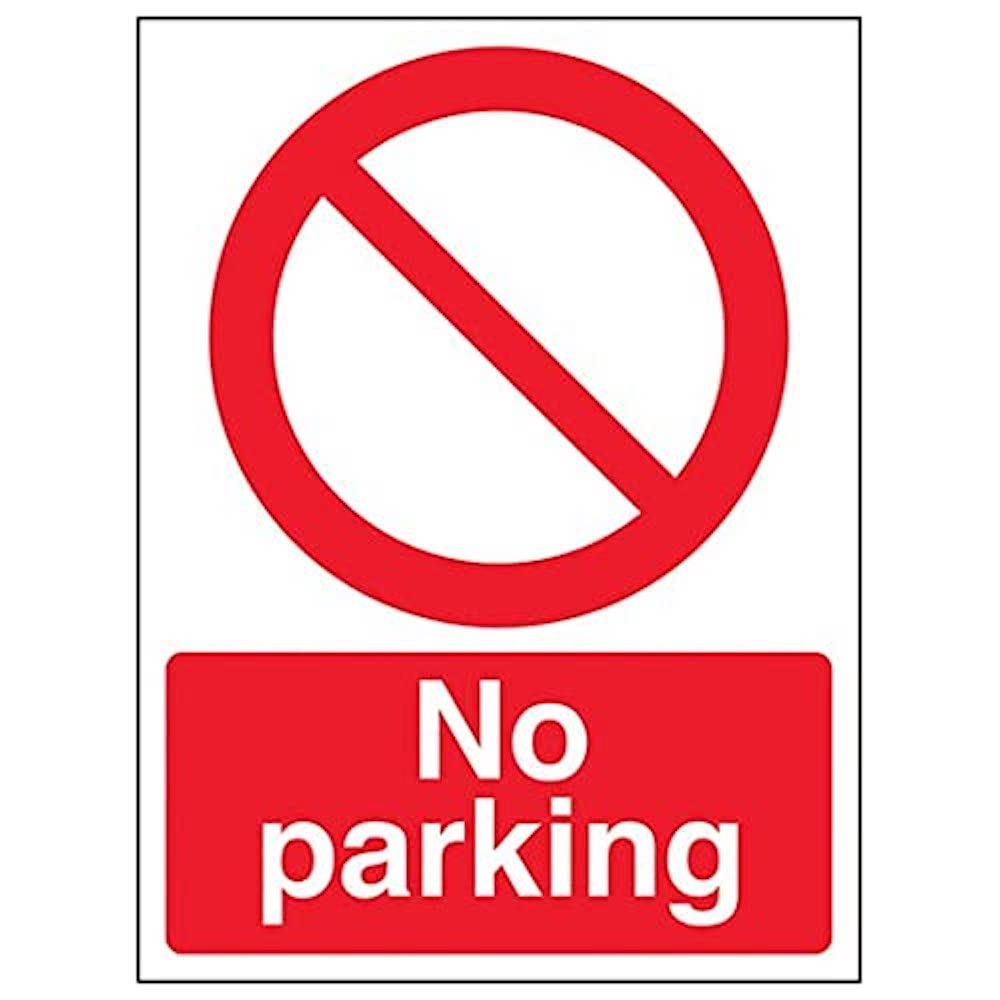 V Safety Eco Friendly Prohibition Access - No Parking - 150 X 200mm