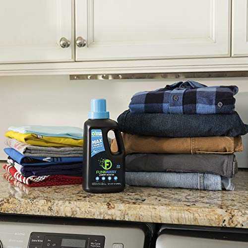 FunkAway Laundry Detergent Booster, 32 oz., 2 Pack, Eliminates Extreme