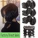 FU SHEN Short Body Wave Brazilian Virgin Hair 3 Bundles with Frontal, Double Weft 8A Grade 3 Bundles with Ear to Ear 13×4 Free Part Lace Frontal, 100% Human Hair Lace Frontal with Baby Hair(8 8 8+8F)