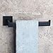 Alise Bathroom Towel Ring Towel Bar Towel Holder Rack Wall Mount with Screws or Superglue,GS7010-B SUS304 Stainless Steel Matte Black