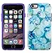 Speck Products CandyShell Inked Case for iPhone 6/6S - Aqua Floral Blue/UltraViolet Purple