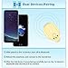 Bluetooth Earbud, GRDE Wireless Bluetooth Earpiece Mini Invisible Earphone Car Headphone with Mic and Magnetic USB Charger for iPhone 8 iPhone 7 Plus Samsung S8 Note8 Galaxy S9 Cell Phones (khaki)